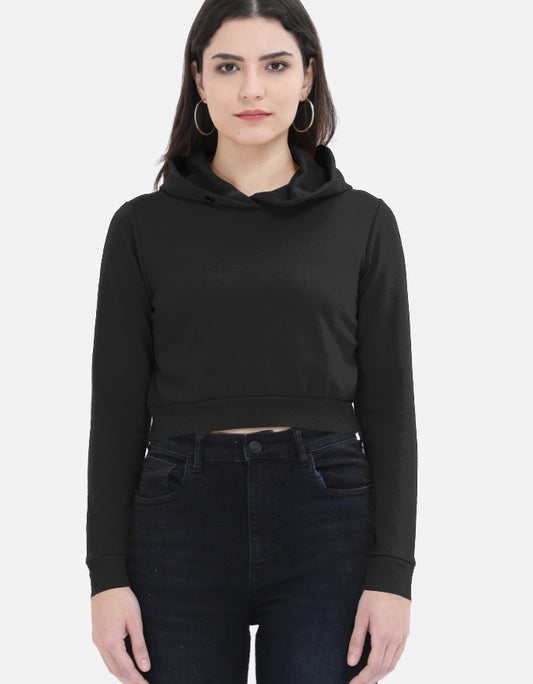 Stylish Cropped Hoodie for Women - zuazun
