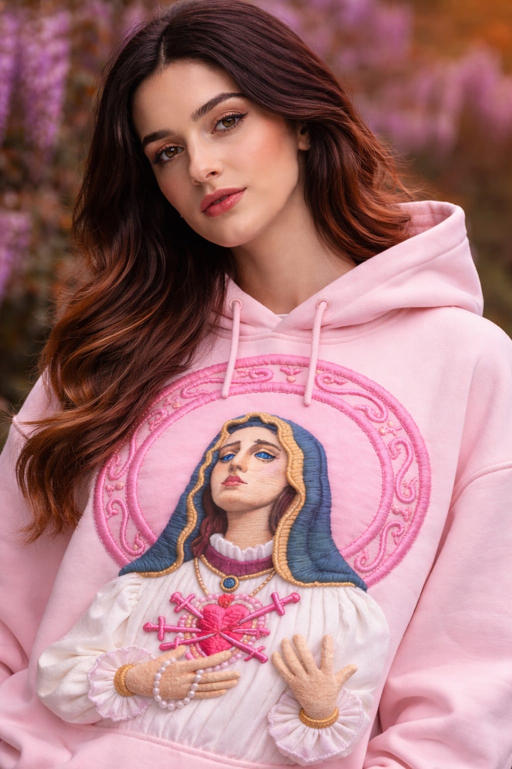 Women's Printed Hoodie - Unique Design - zuazun