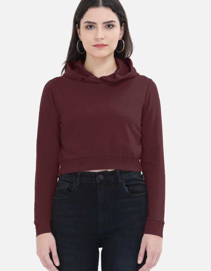 Stylish Cropped Hoodie for Women - zuazun