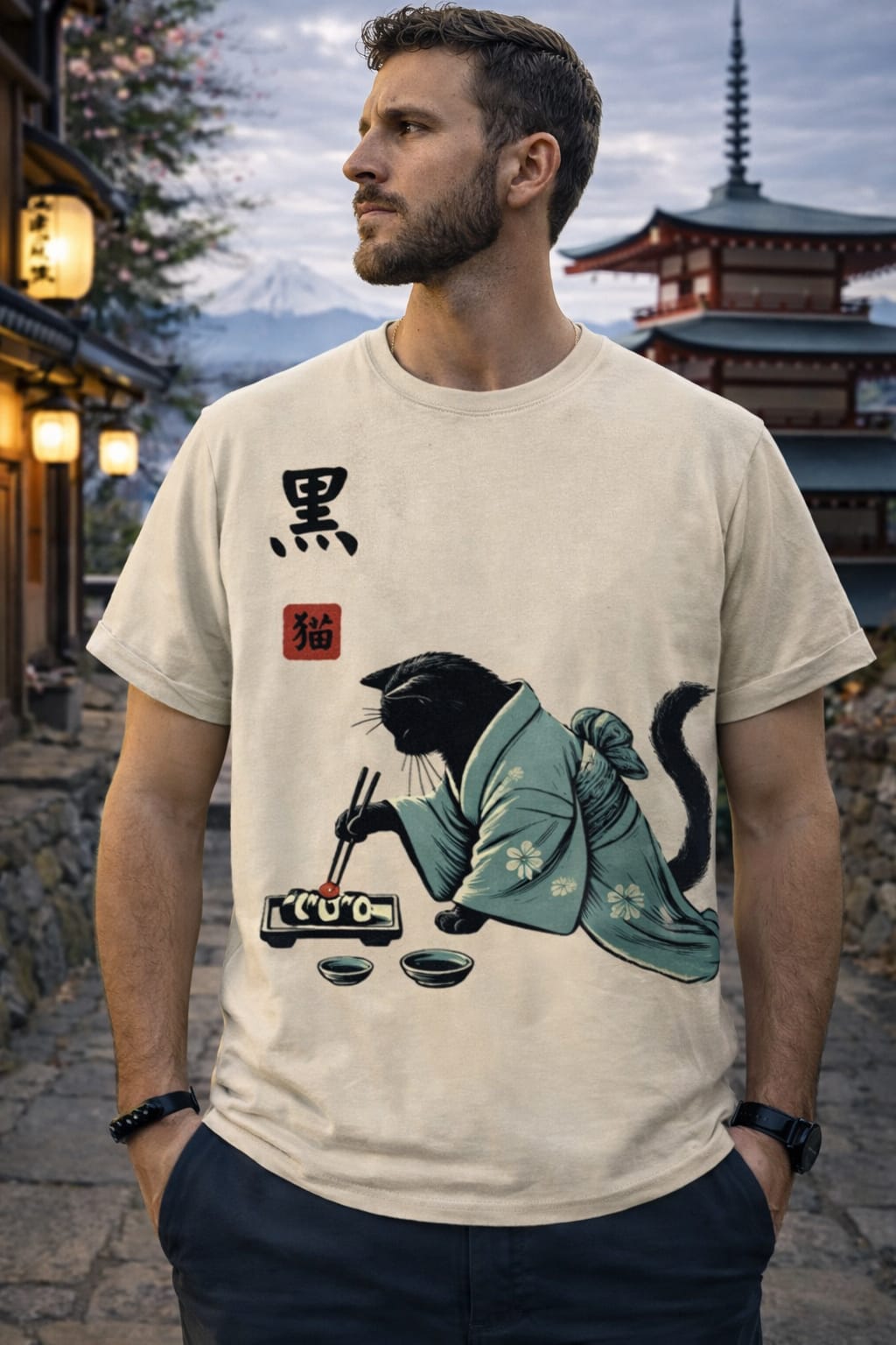 Men's Graphic Print Short Sleeve Tee - Trendy Top - zuazun