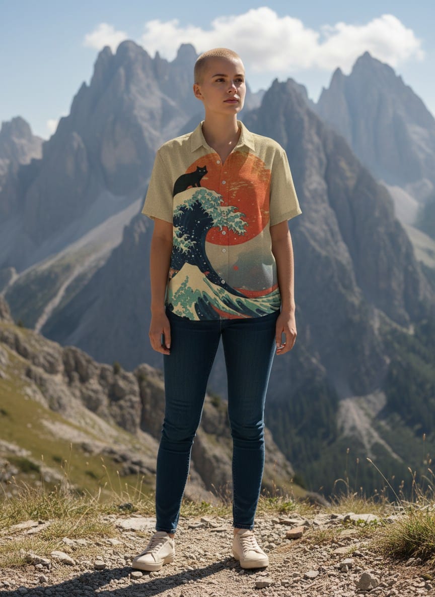 3D Printed Men's Fashion Tee - Short Sleeve - zuazun