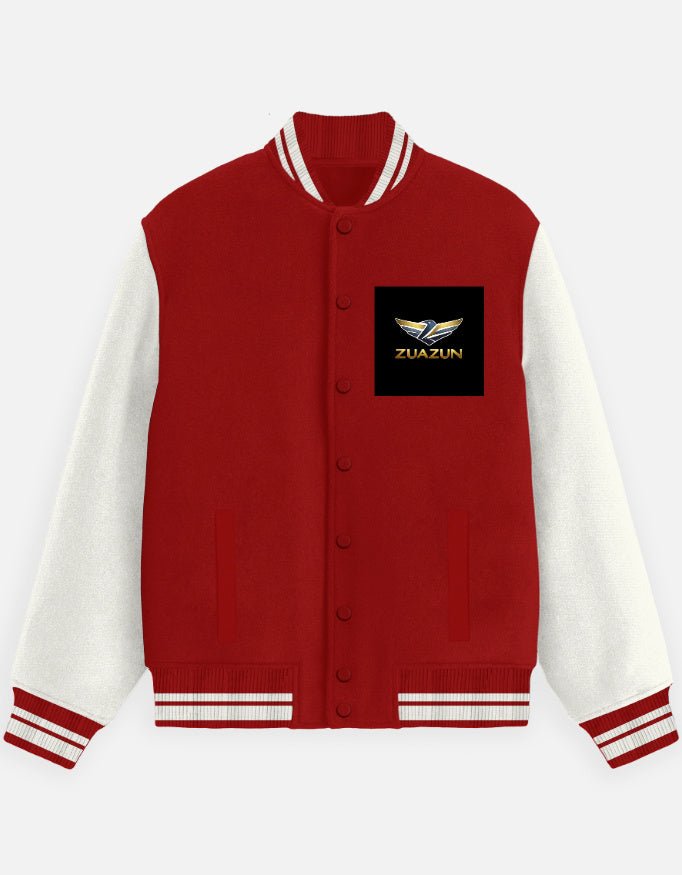 Premium Cotton Varsity Jacket - Comfortable Unisex Outerwear - zuazun