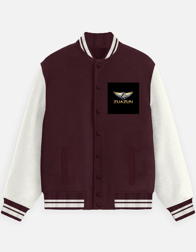 Premium Cotton Varsity Jacket - Comfortable Unisex Outerwear - zuazun