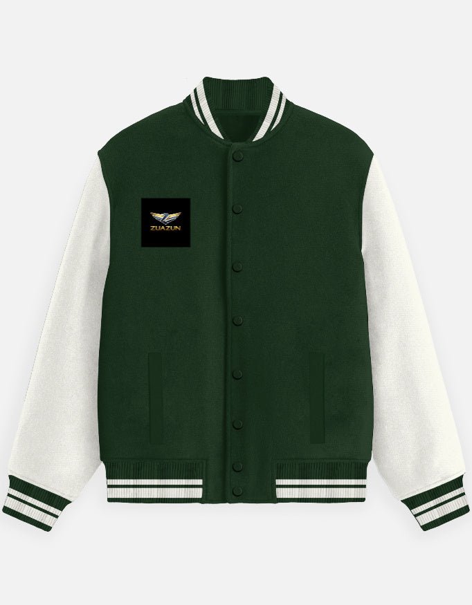 Premium Cotton Varsity Jacket - Comfortable Unisex Outerwear - zuazun