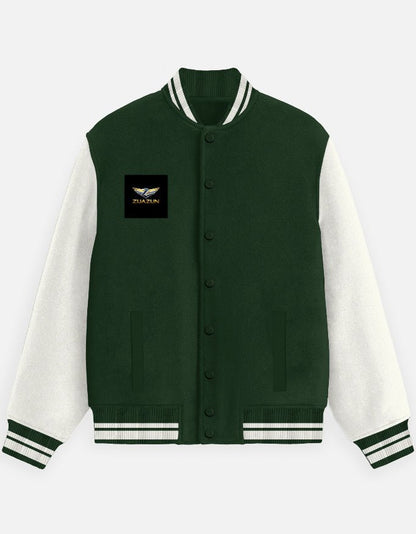 Premium Cotton Varsity Jacket - Comfortable Unisex Outerwear - zuazun