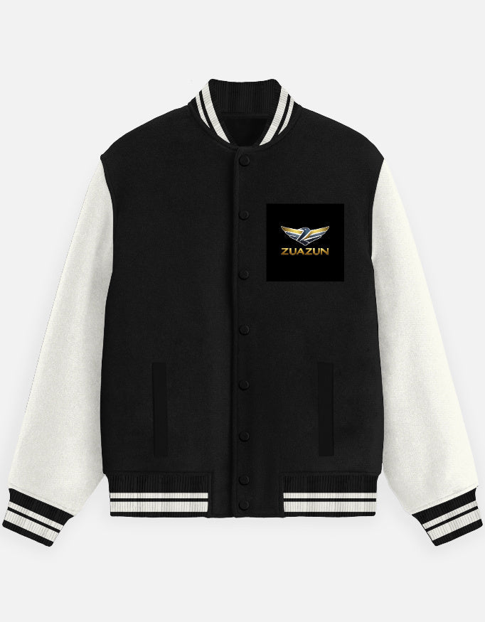 Premium Cotton Varsity Jacket - Comfortable Unisex Outerwear - zuazun