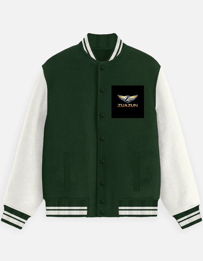 Premium Cotton Varsity Jacket - Comfortable Unisex Outerwear - zuazun