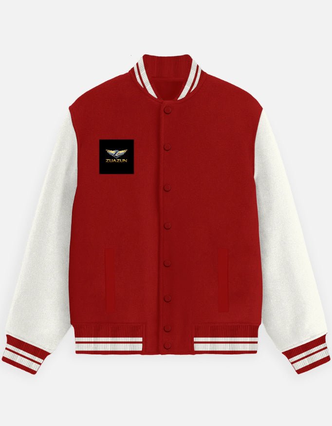 Premium Cotton Varsity Jacket - Comfortable Unisex Outerwear - zuazun