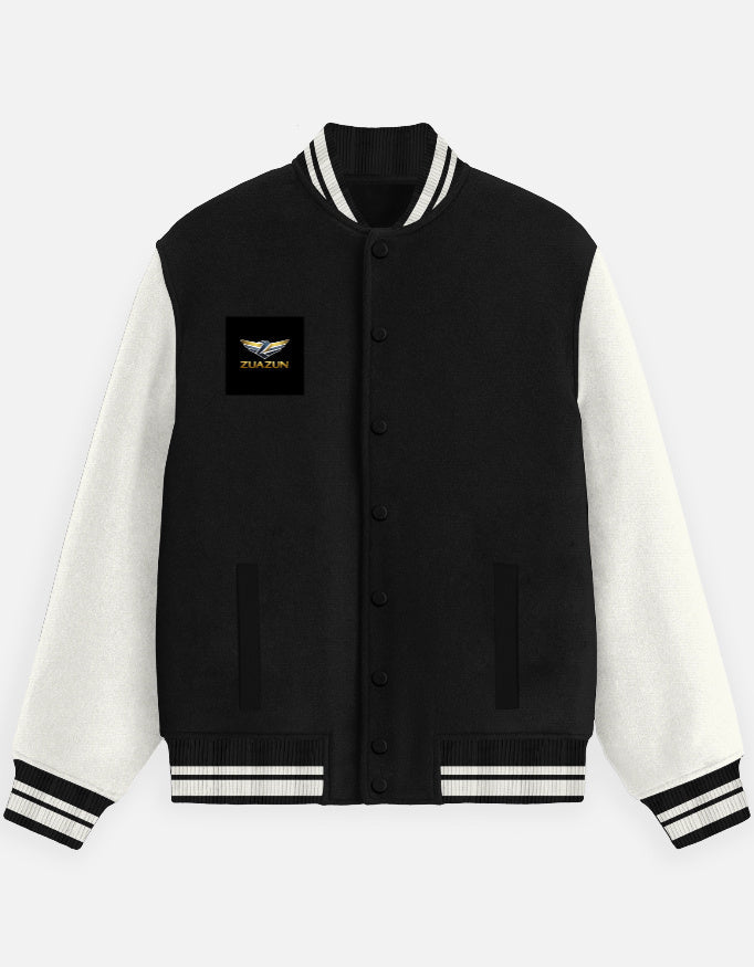 Premium Cotton Varsity Jacket - Comfortable Unisex Outerwear - zuazun