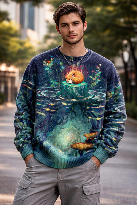style Painting Casual Printed Hoodie For Men And Women ONE Colour - zuazun
